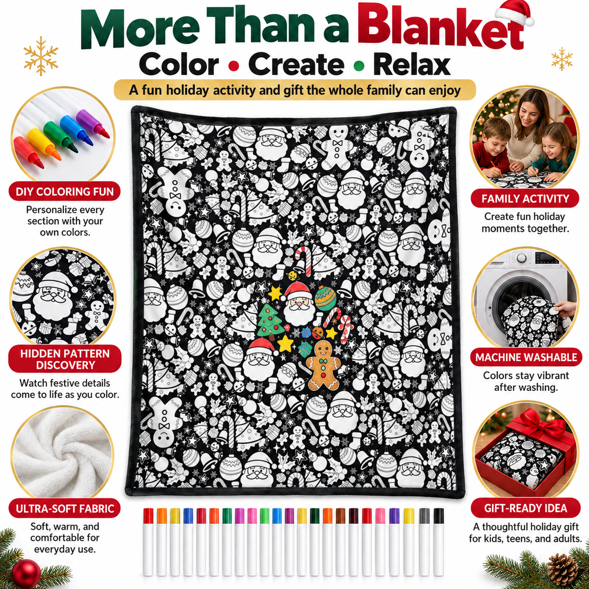 Color & Cuddle Blanket